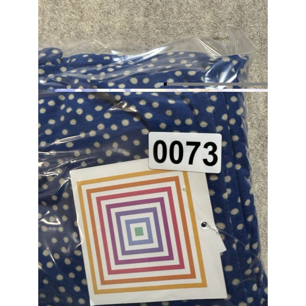 NWT LuLaRoe Maxi Skirt Small Navy Blue White Polka Dot Fold Over Waist - Picture 5 of 5